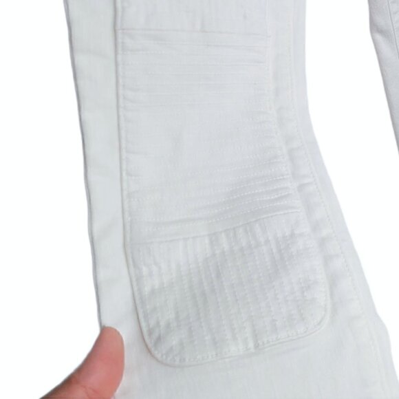 J Brand White Equestrian Like Ankle Skinny Jeans - Picture 5 of 5